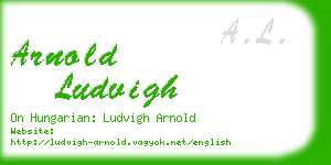 arnold ludvigh business card